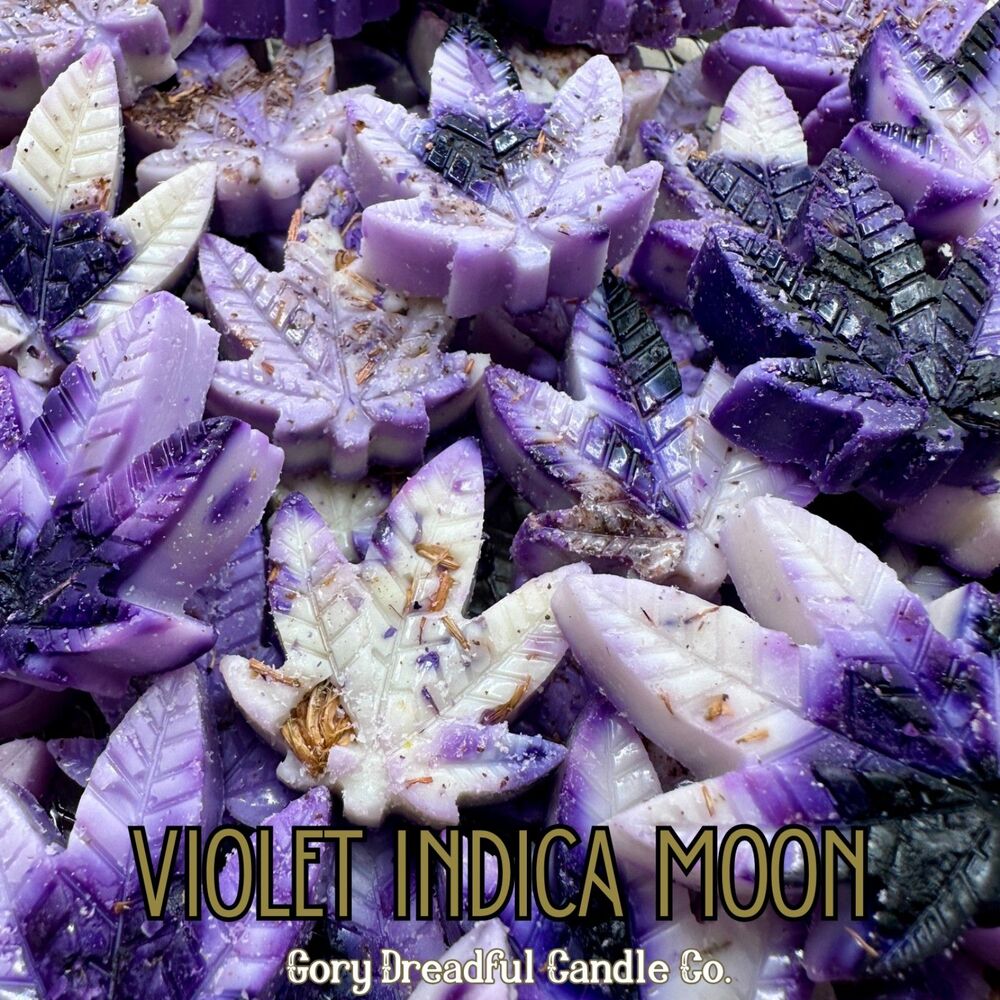 Violet Indica Moon – Violet Resin & Midnight Botanicals Scent Beeswax Melts - Picture 4 of 8